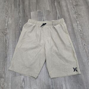 Hurley boys Beige Athletic Shorts size large